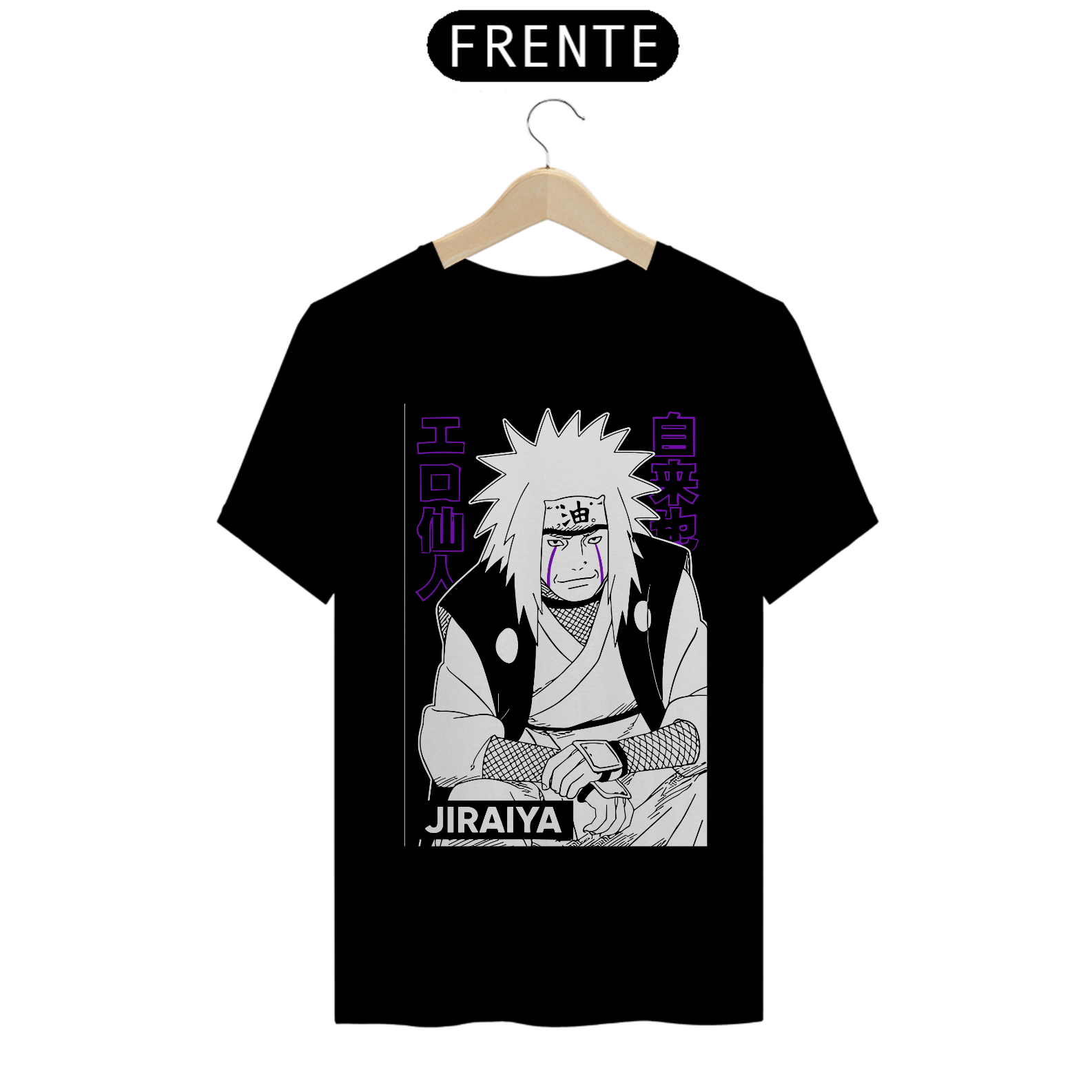 Nome do produto: Camiseta Unissex: Jiraiya