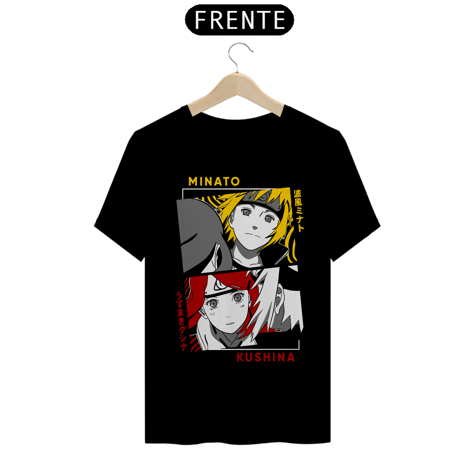Nome do produto: Camiseta Unissex: Rushina & Minato