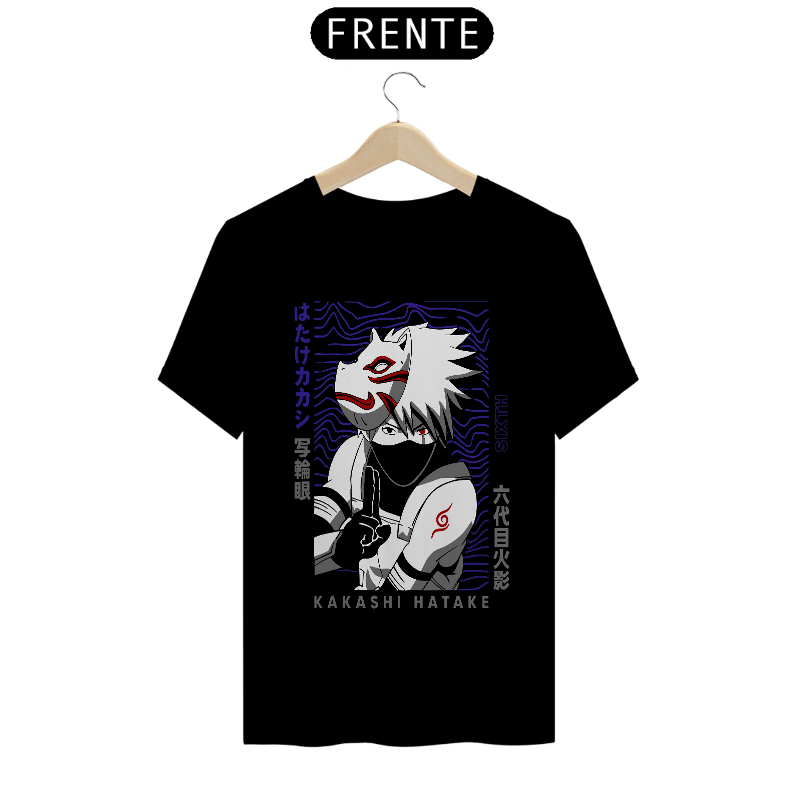 Nome do produto: Camiseta Unissex: kakashi Anbu