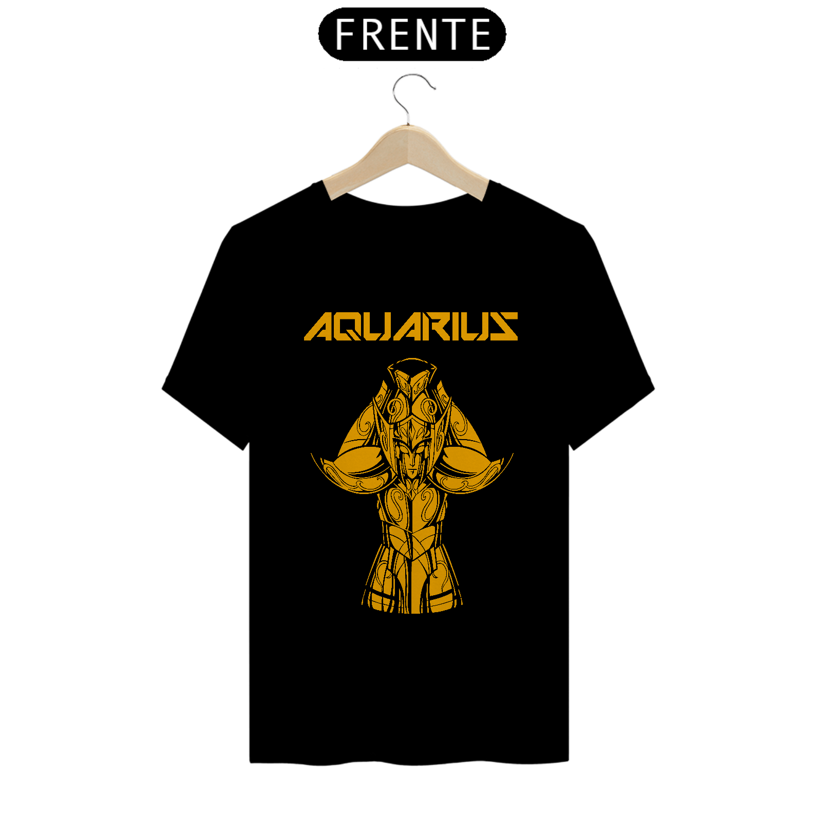 Nome do produto: Camiseta Unissex: Aquarius Gold Armor