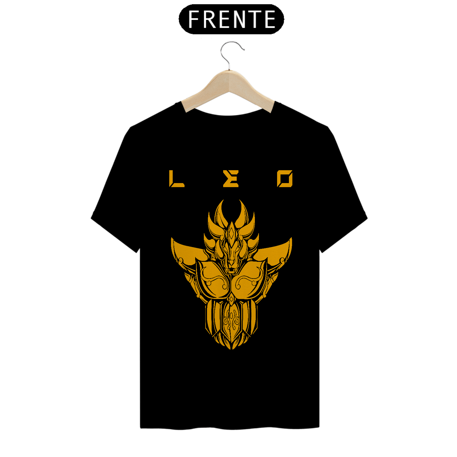 Nome do produto: Camiseta Unissex: Leo Gold Armor