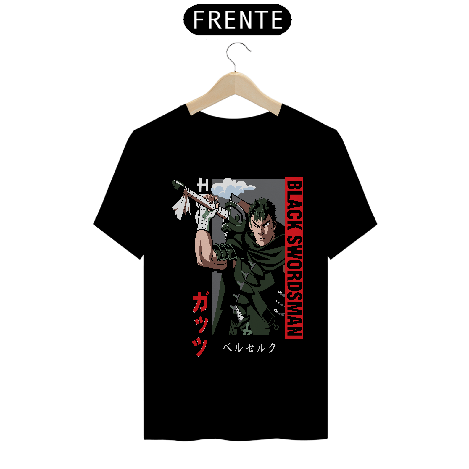 Nome do produto: Camiseta Unissex: Black Swordsman