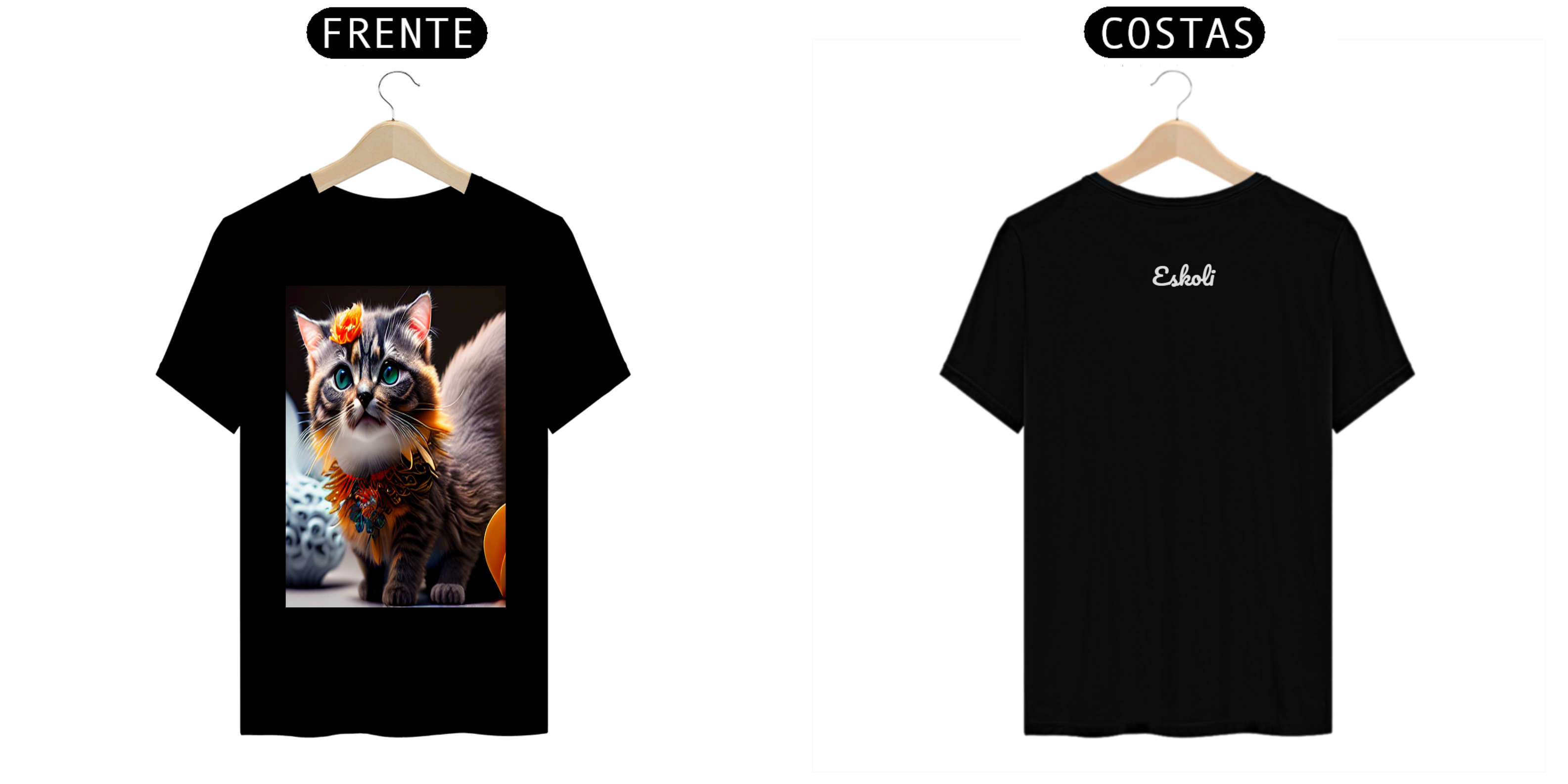 Nome do produto:  camisa gatinho do futuro 