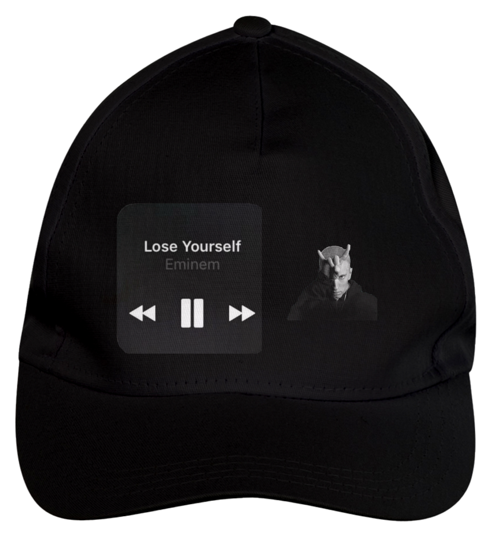 Nome do produto: Boné aba curvada Eminem Lose Yourself