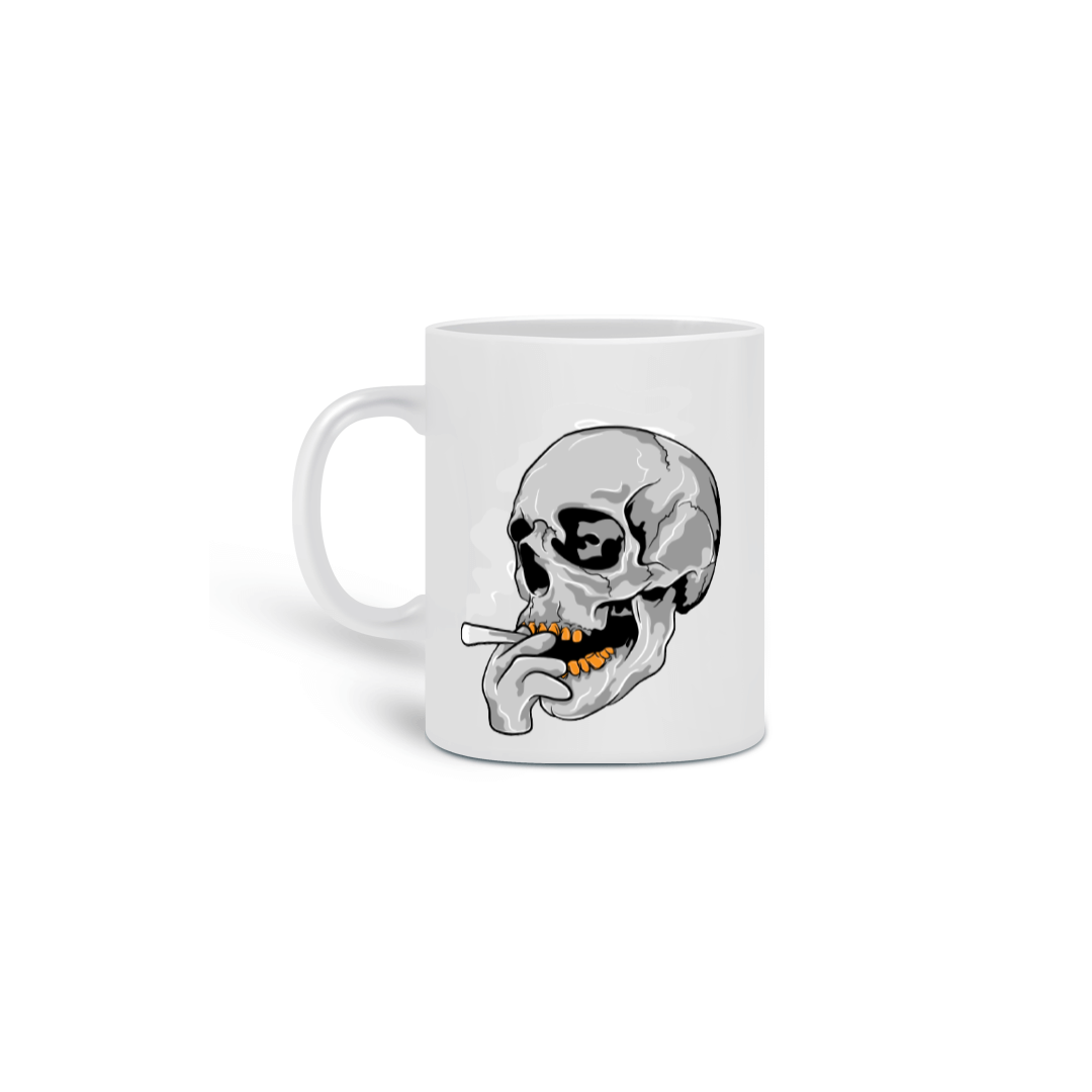 Nome do produto: CANECA CAVEIRA BRAIN STORE