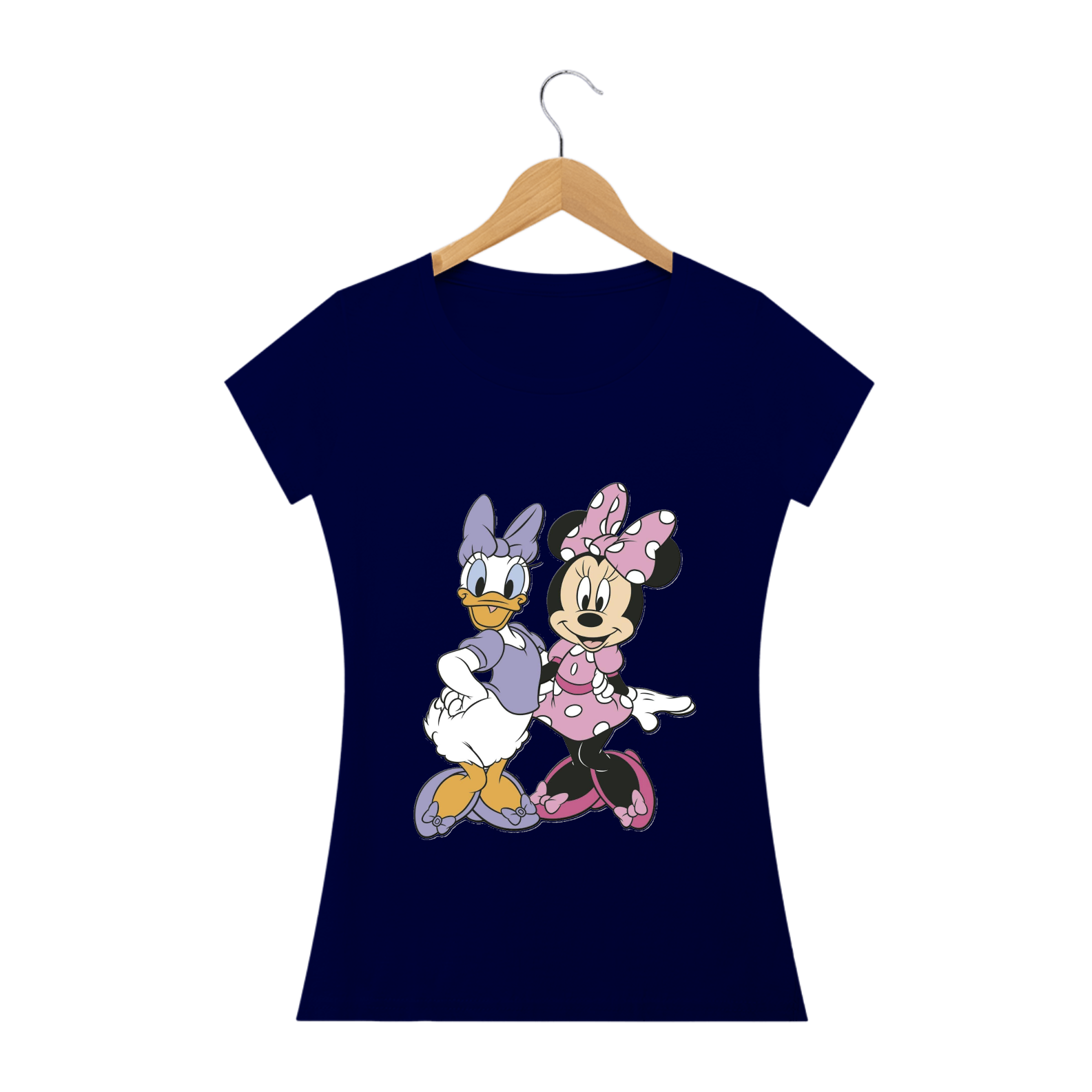 Nome do produto: camisa feminina minnie e margarida