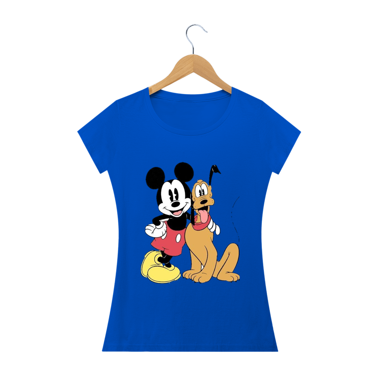 Nome do produto: camisa feminina mickey e pluto