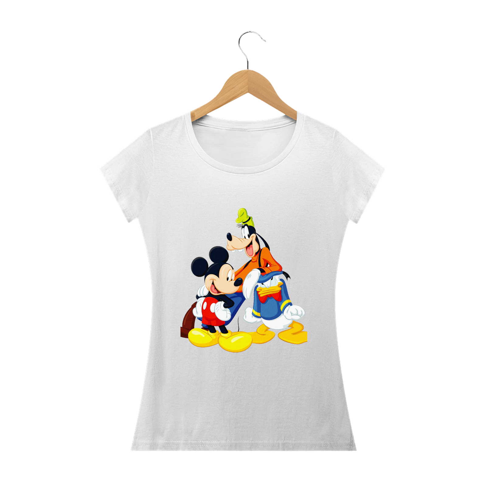 Nome do produto: camisa feminina mickey e seus amigos