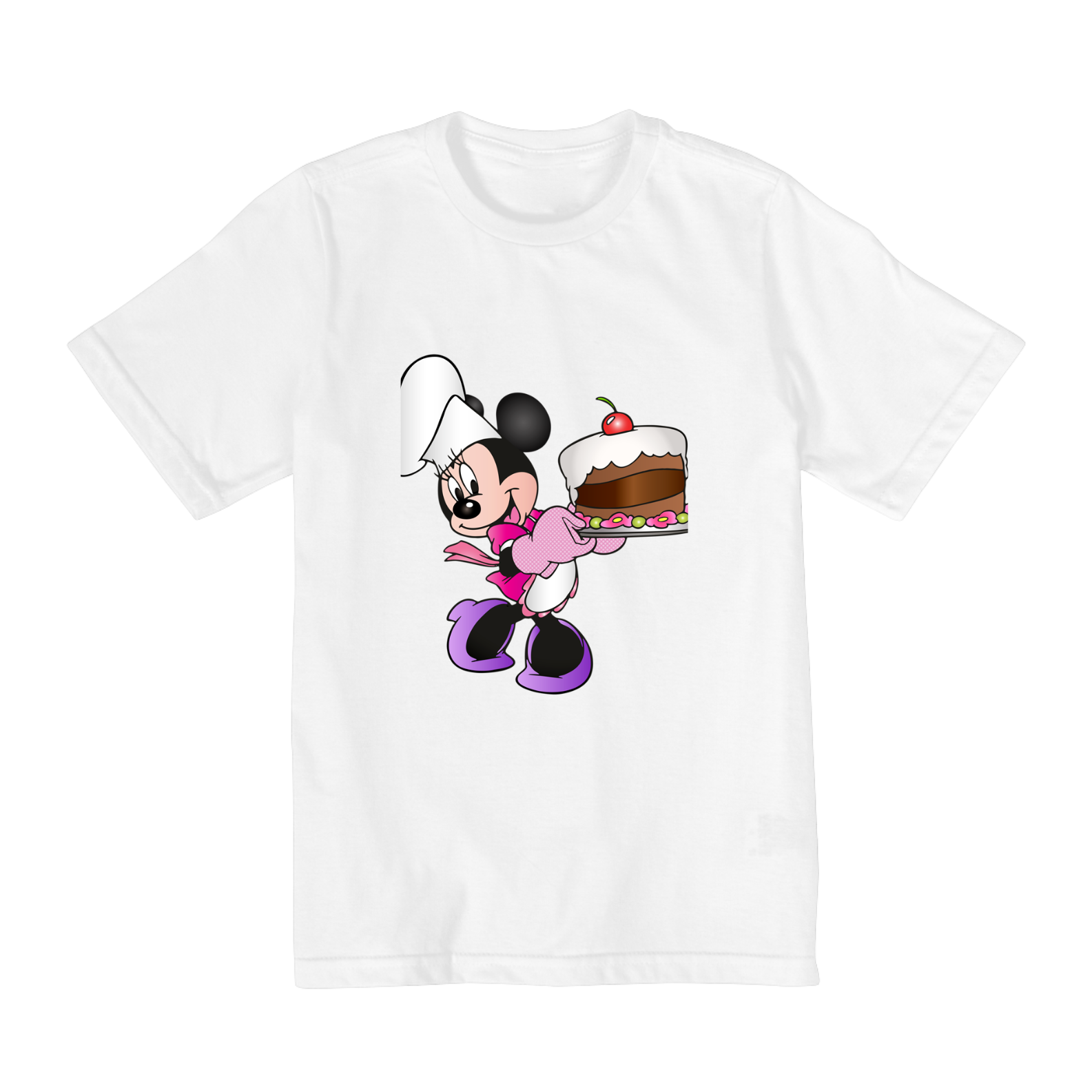 Nome do produto: camisa infantil 10 ao 14 minnie cozinheira