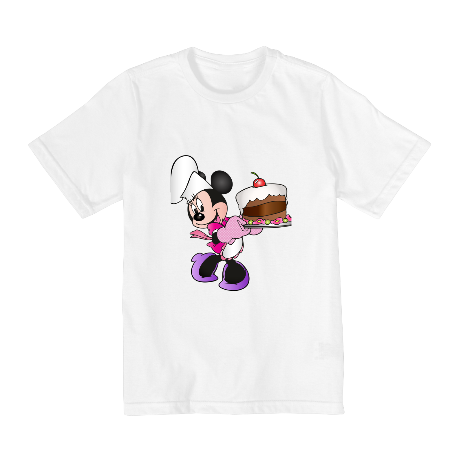 Nome do produto: camisa infantil 2 ao 8 minnie cozinheira