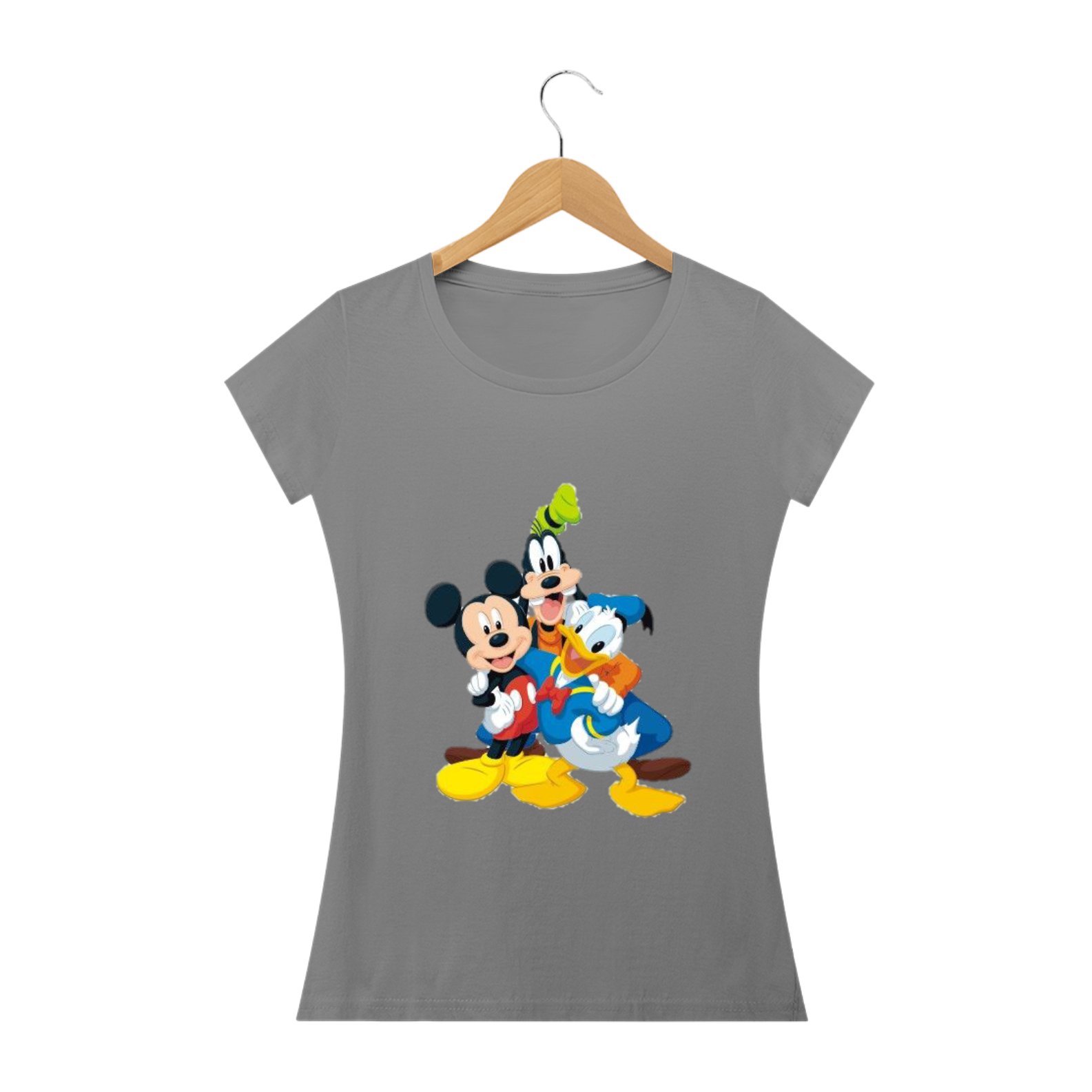Nome do produto: camisa feminina mickey mouse e seus amigos
