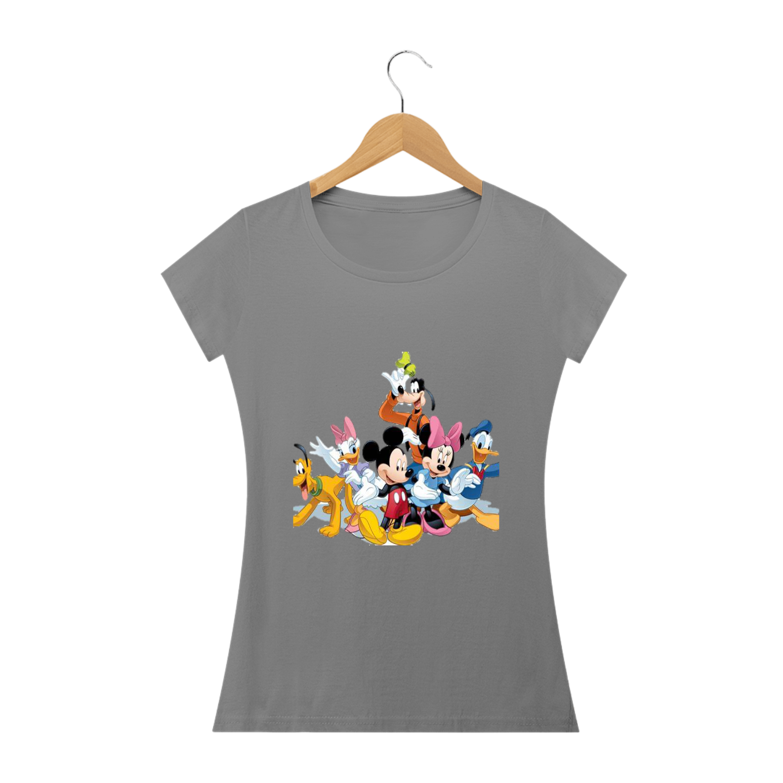 Nome do produto: camisa feminina a turma do mickey mouse