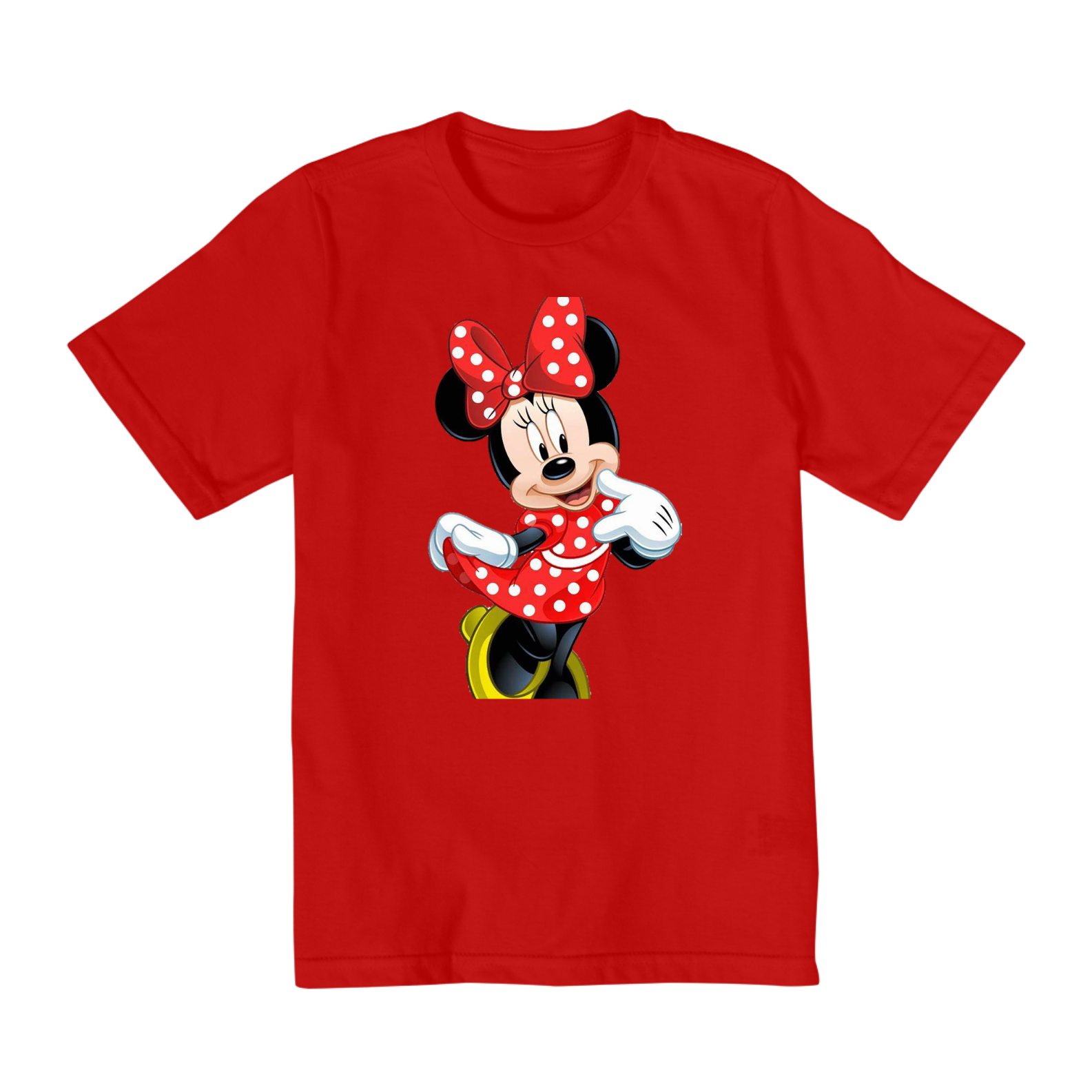 Nome do produto: camisa infantil 10 ao 14 minnie desenho
