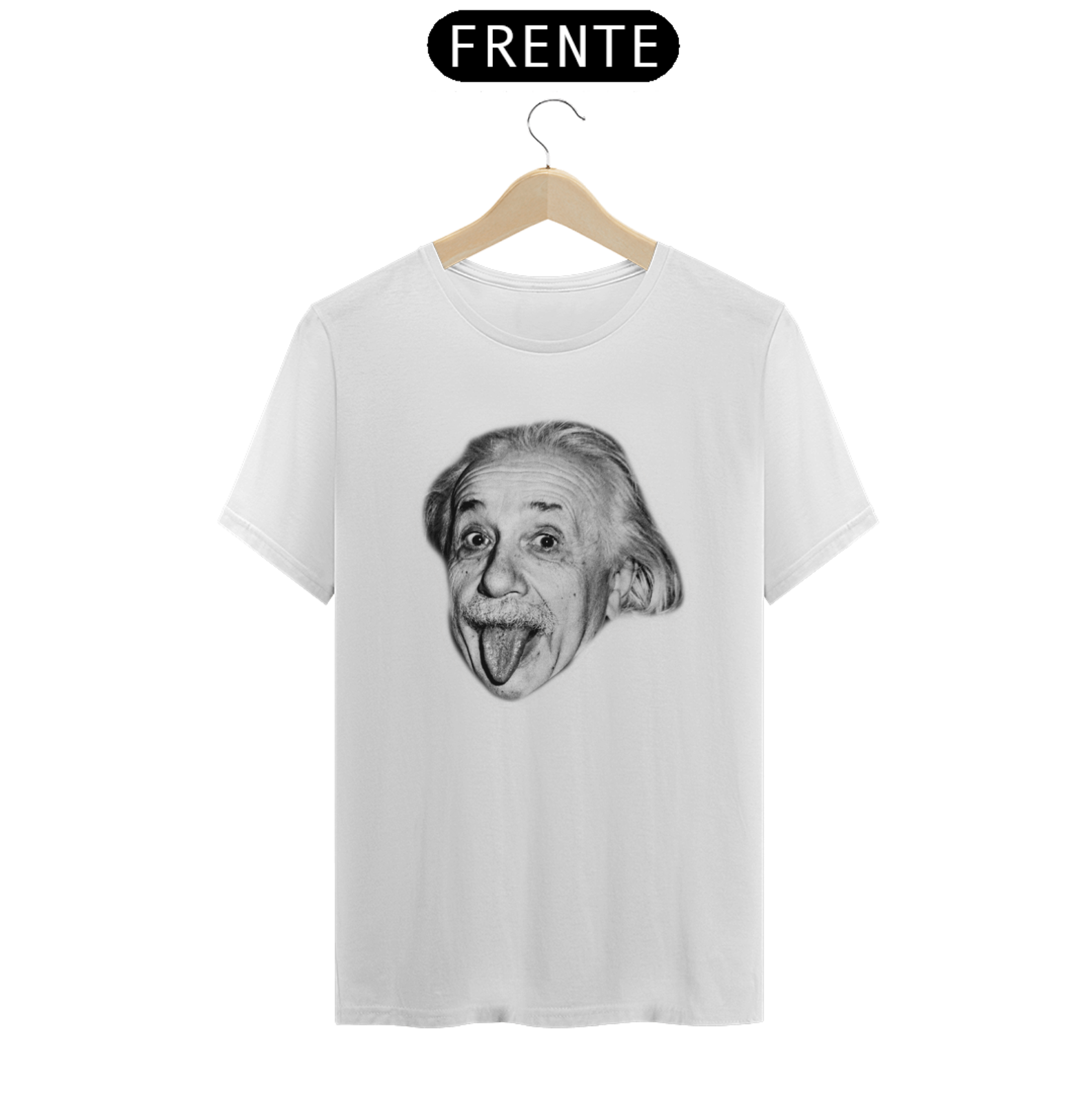 Nome do produto: Camiseta Clássica Albert Einstein Masculina