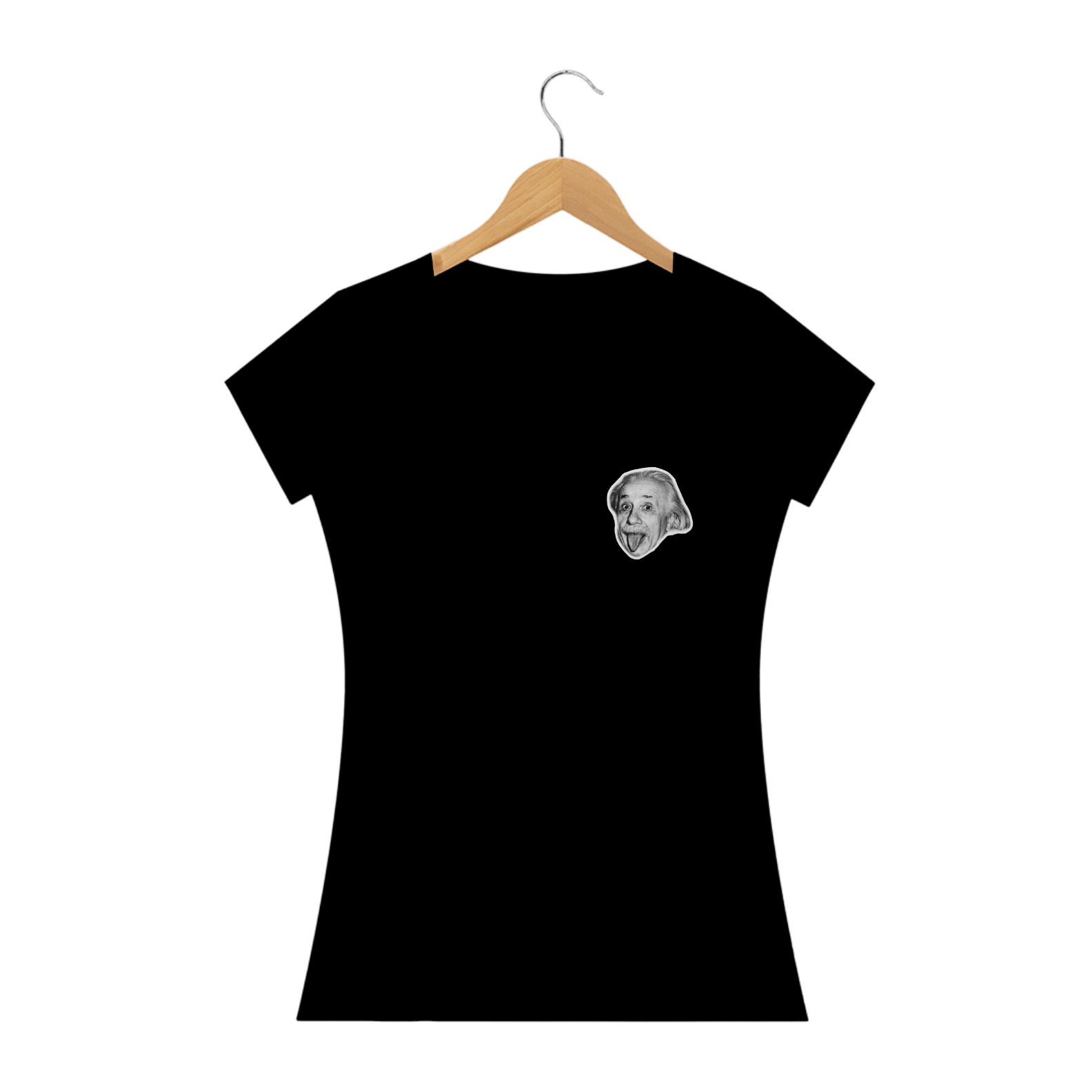 Nome do produto: Camiseta Logo Albert Einstein Feminina