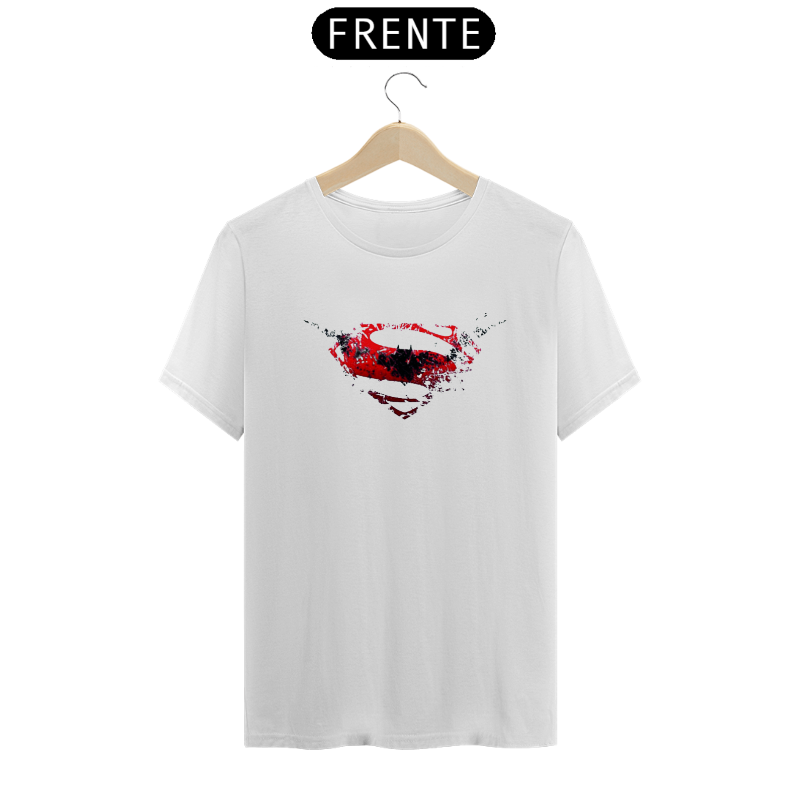 Nome do produto: Camiseta T-Shirt Classic Unissex / Logo Super-Homem