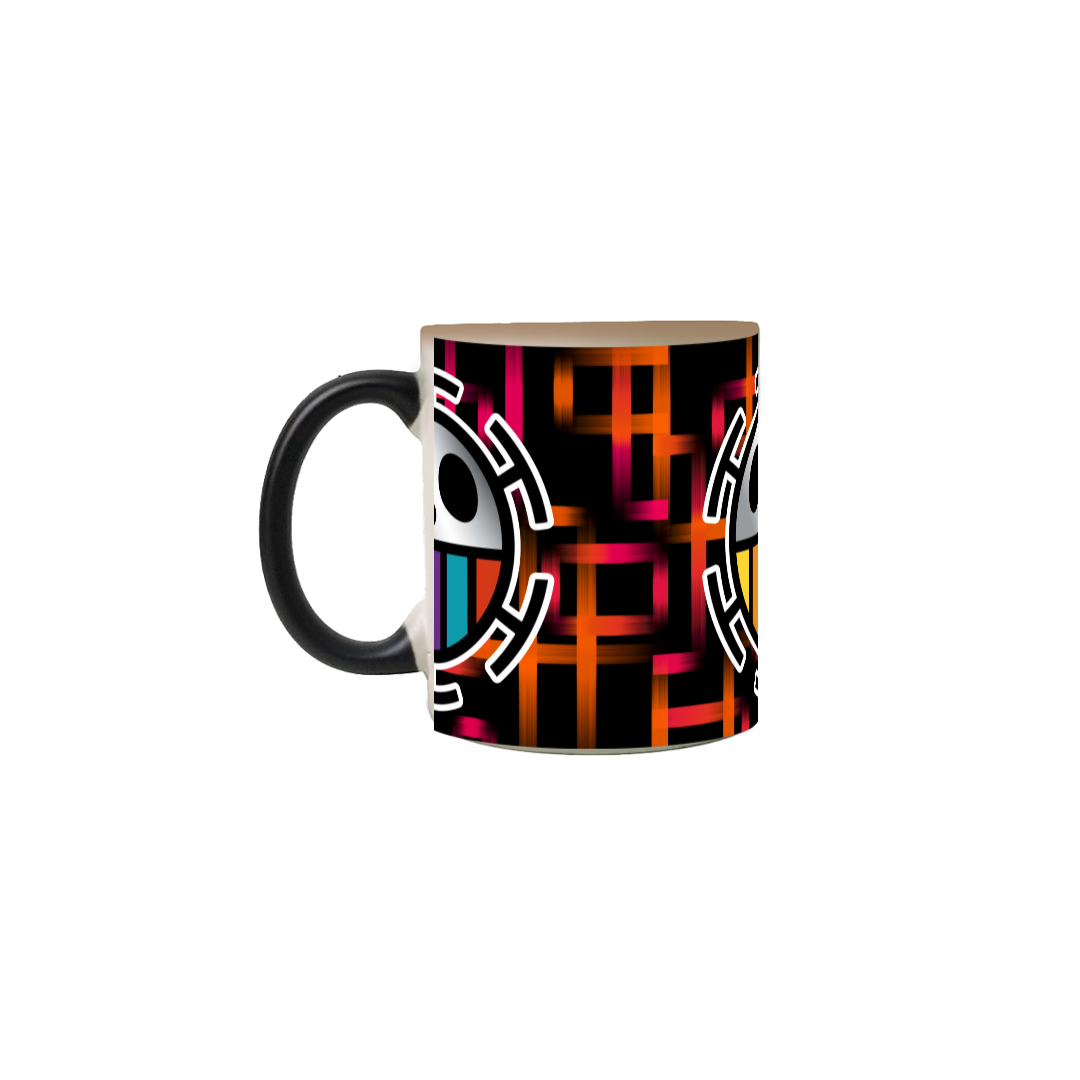 Nome do produto: Caneca Mágica One Piece Simbolo Pirate