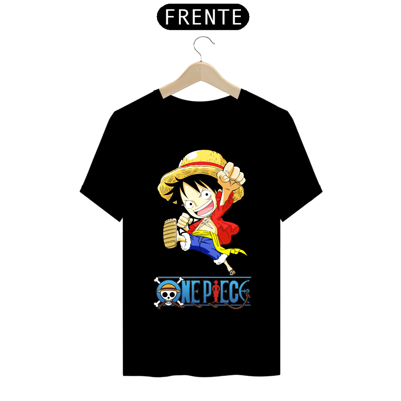 Nome do produto: Camiseta T-Shirt Classic Unissex / One Piece Luffy