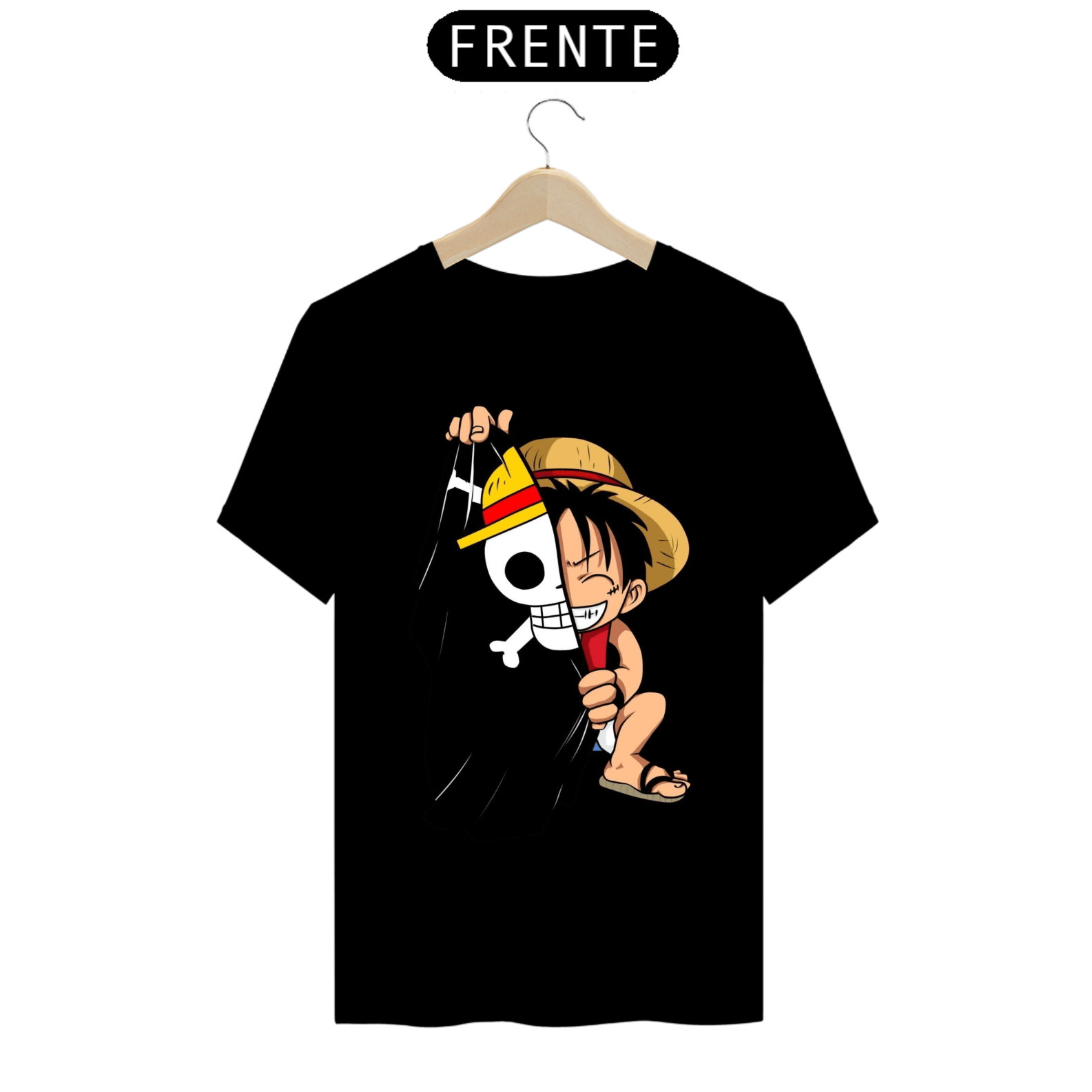 Nome do produto: Camiseta T-Shirt Classic Unissex / One Piece Luffy