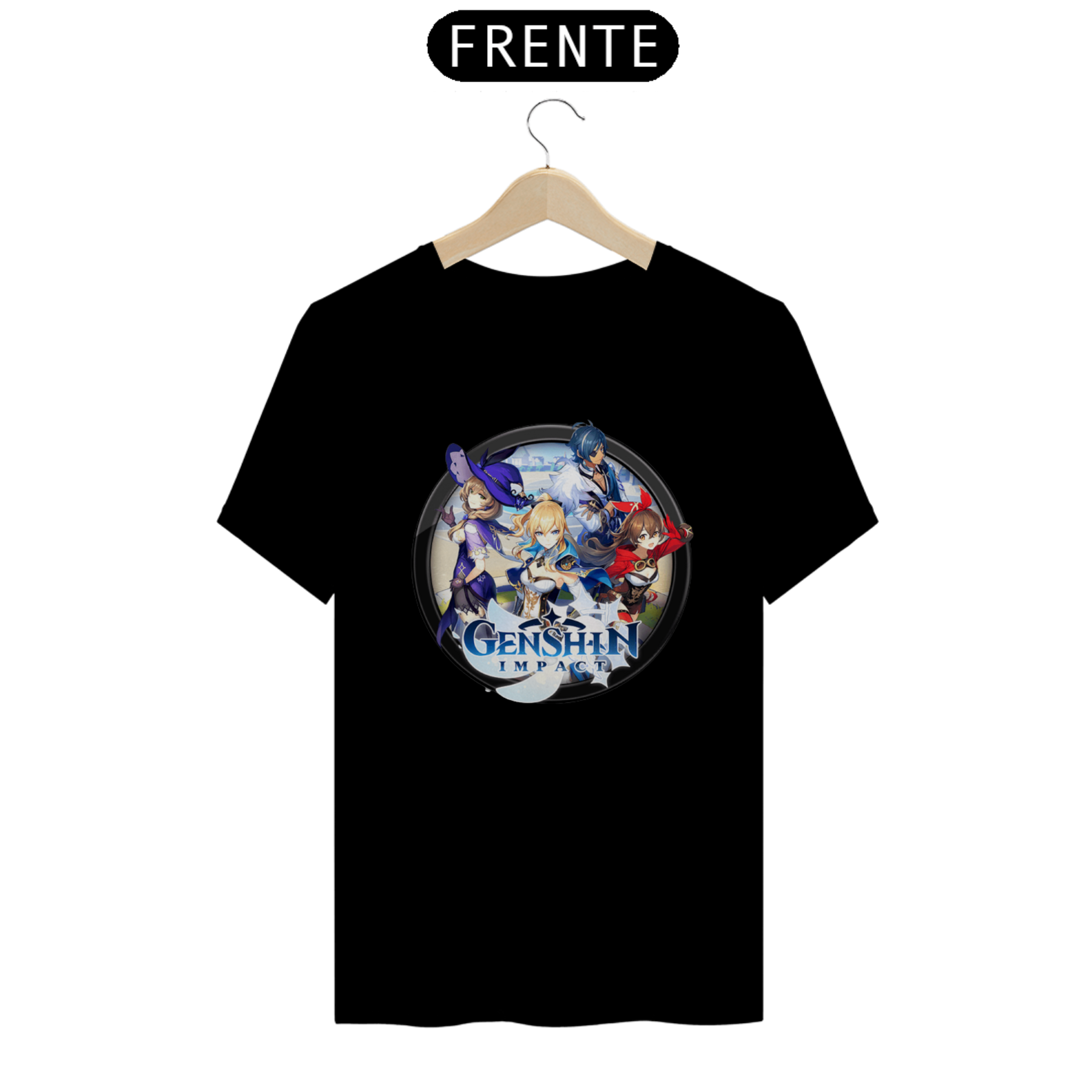 Nome do produto: Camiseta T-Shirt Classic Unissex / Genshin Impact