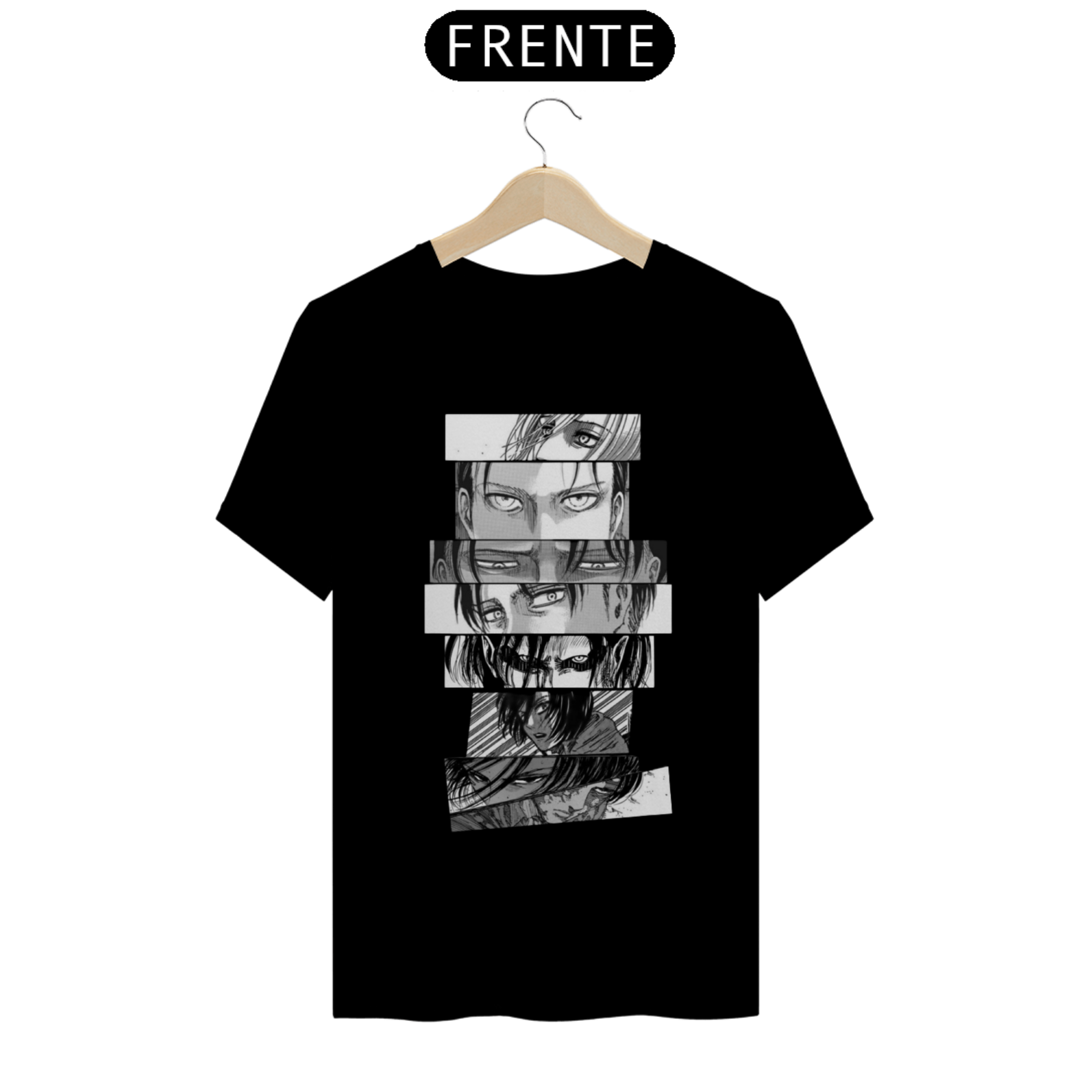 Nome do produto: Camiseta T-Shirt Classic Unissex / Attack On Titan