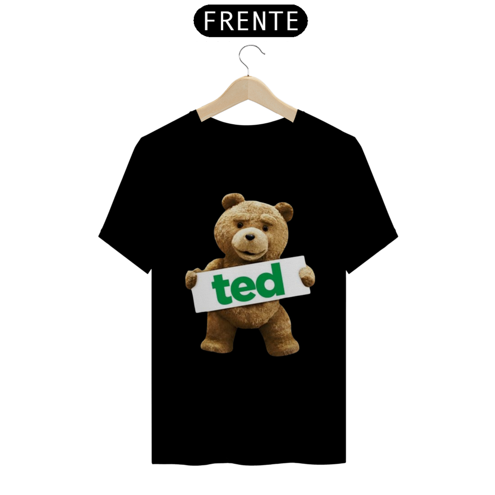 Nome do produto: Camiseta T-Shirt Classic Unissex / Urso Ted
