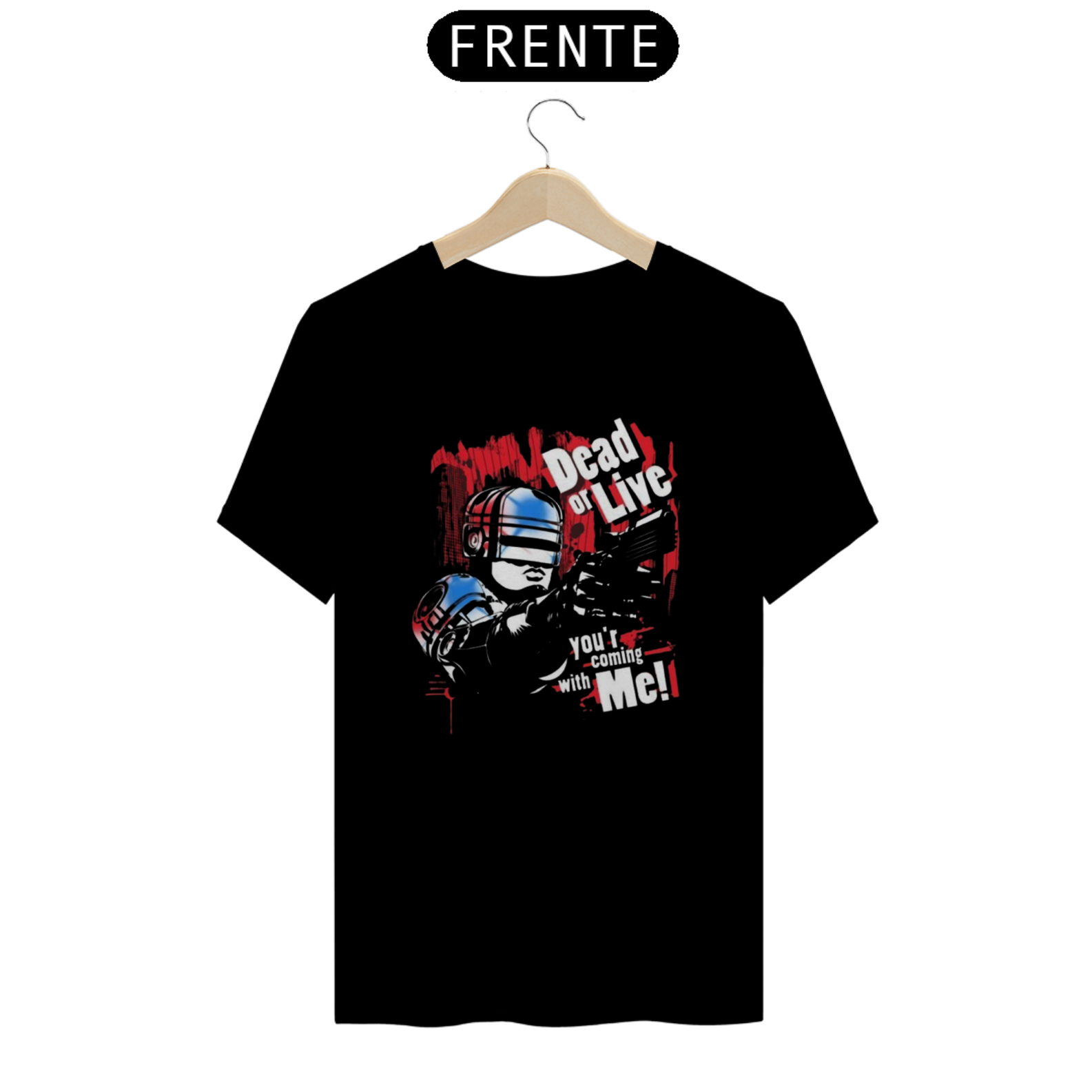 Nome do produto: Camiseta T-Shirt Classic Unissex / Robocop