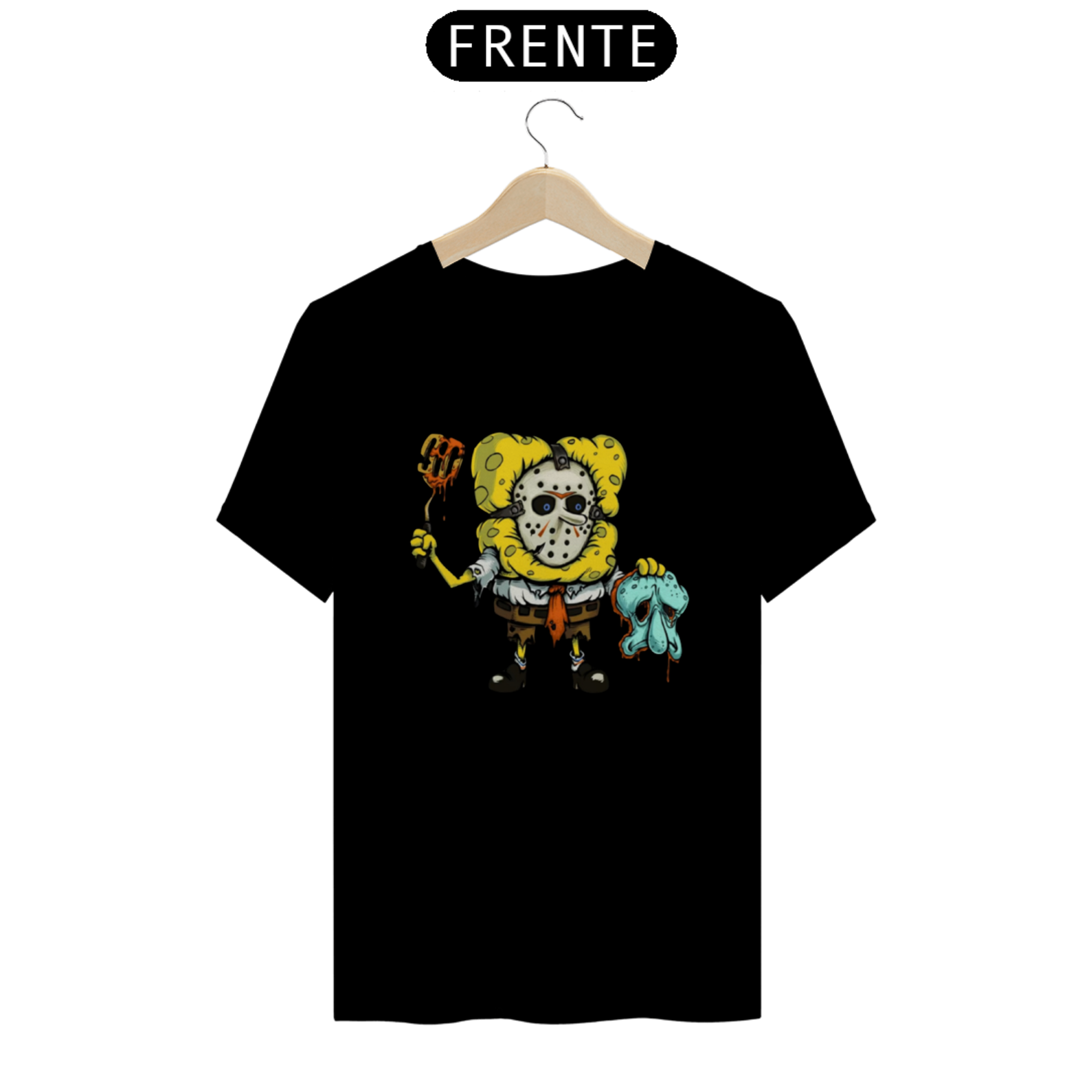 Nome do produto: Camiseta T-Shirt Classic Unissex / Bob Esponja - Jason