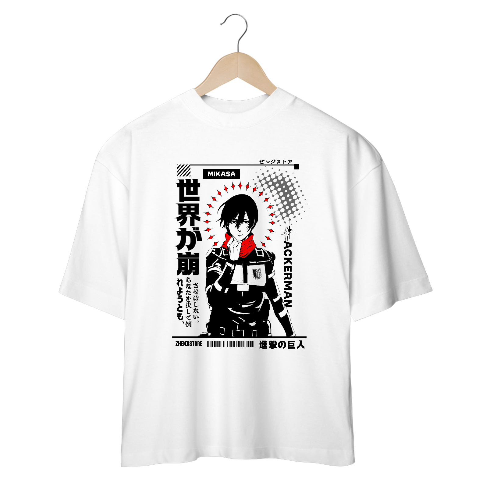 Oversize Shingeki no Kyojin - Mikasa