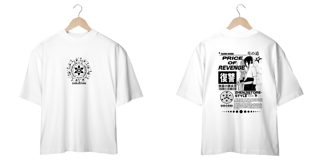 Overize Naruto frente e verso - Sasuke Uchiha