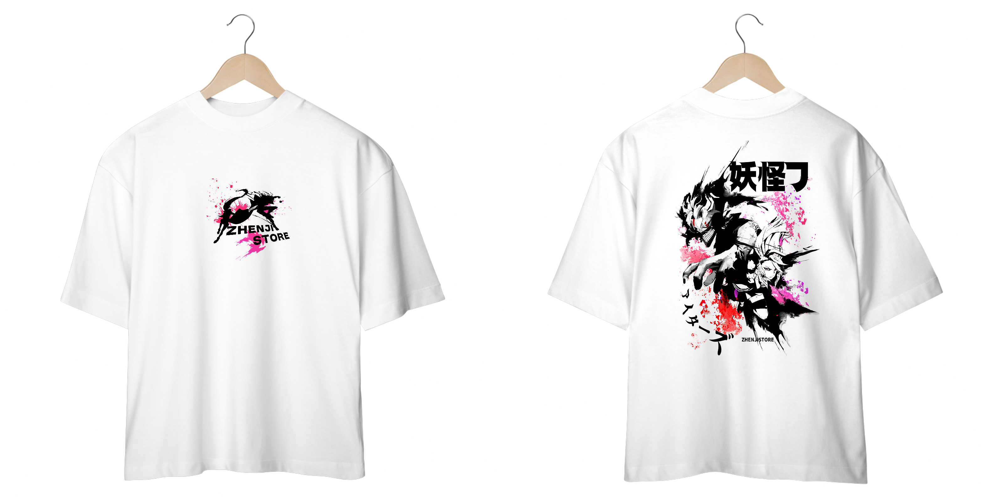 Oversize frente e verso Yokai Team