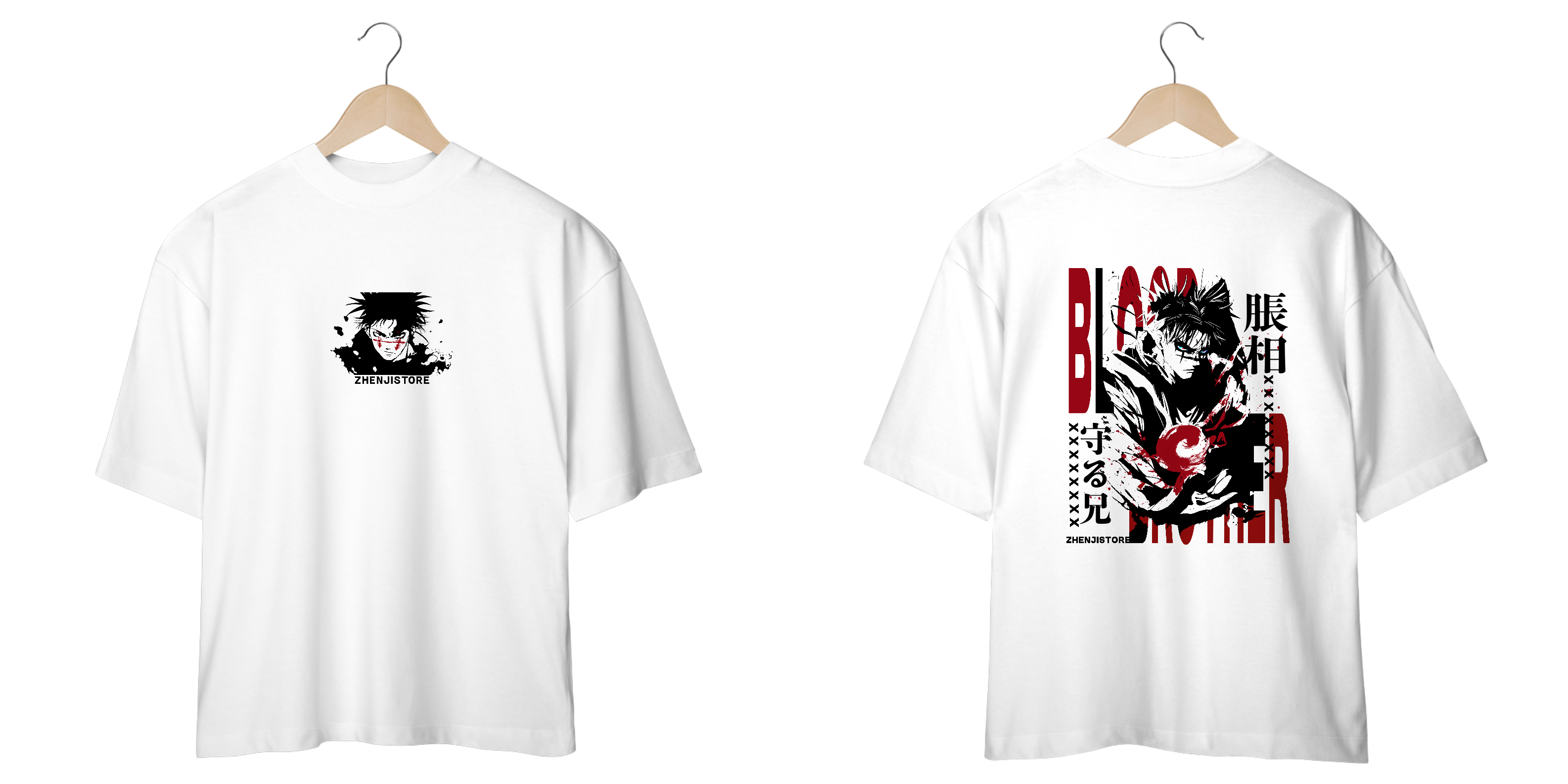 Oversize frente e verso Blood Brother Choso