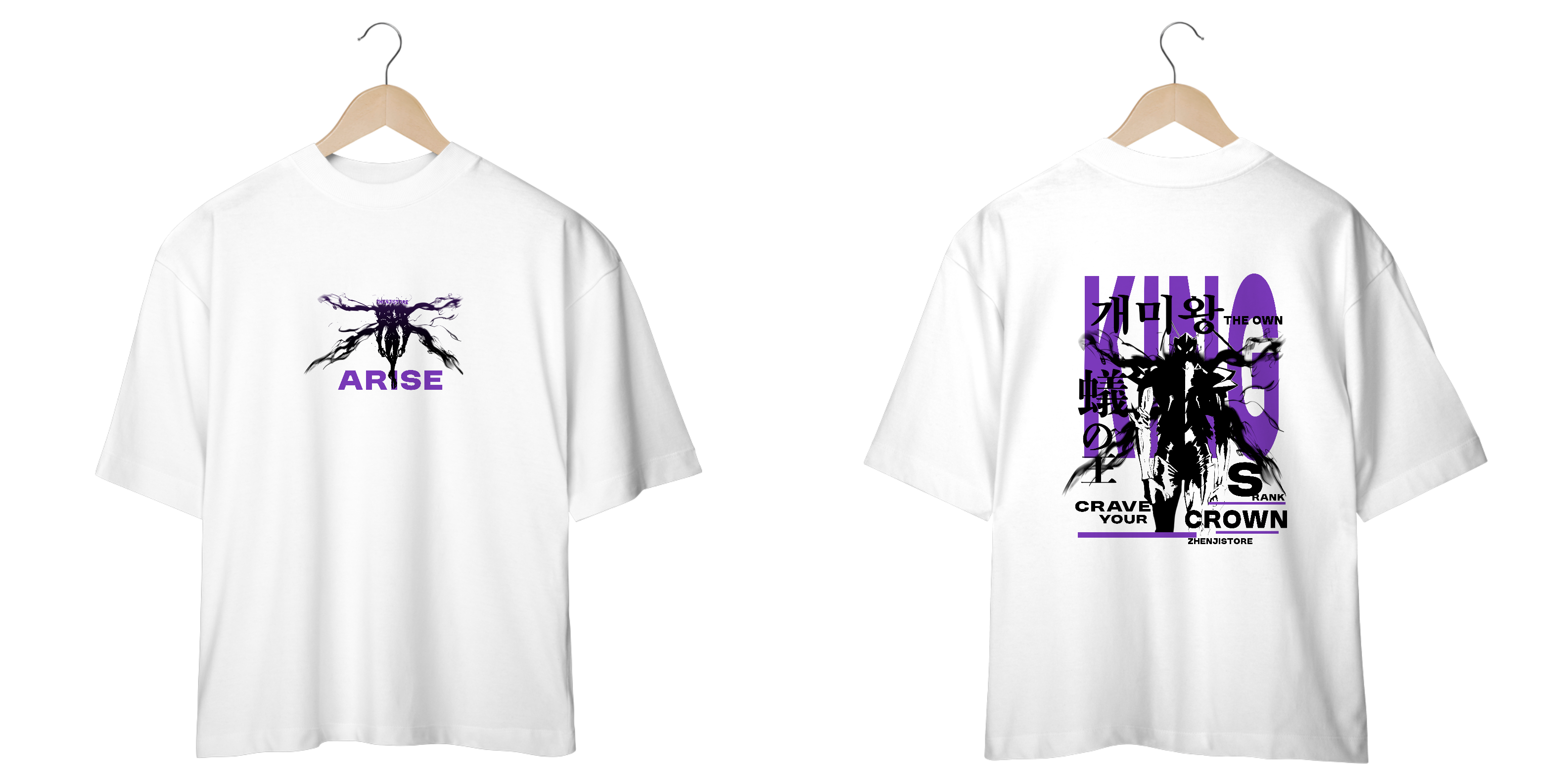 Oversize frente e verso King Beru