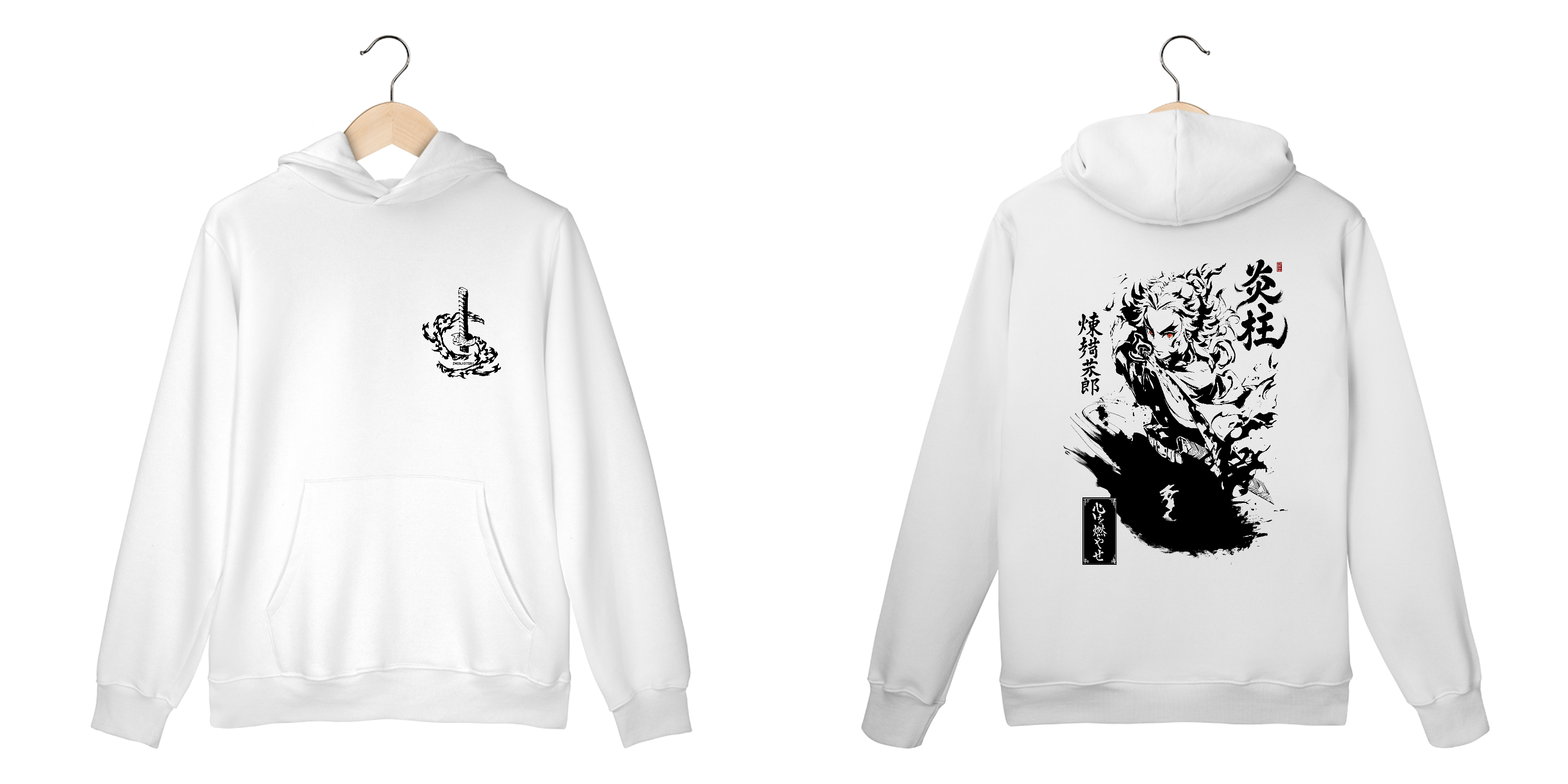 Moletom Rengoku Pilar de fogo