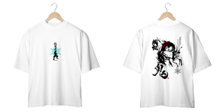 Oversize frente e verso Demon Akaza 