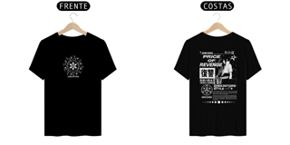 Camiseta Naruto frente e verso - Sasuke Uchiha dark colors