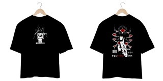 Oversize Chainsawman frente e verso - Makima dark color