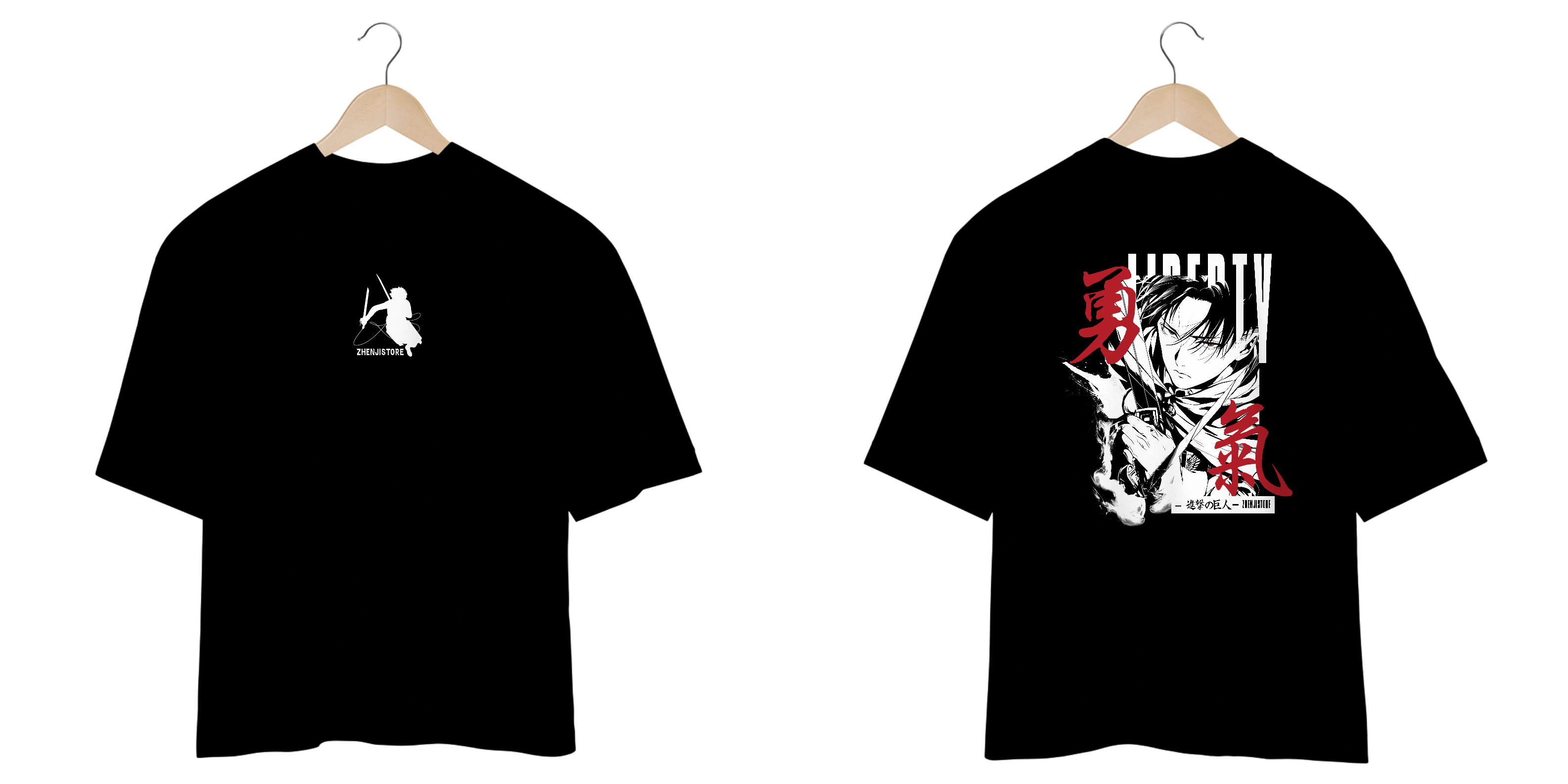 Nome do produto: Oversize frente e verso Ackerman Soldier - dark color