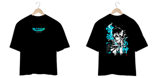 Oversize frente e verso Zenitsu Thunder - dark color