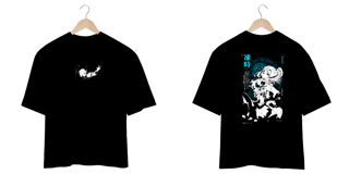 Oversize frente e verso Grande Maga Frieren - dark colors