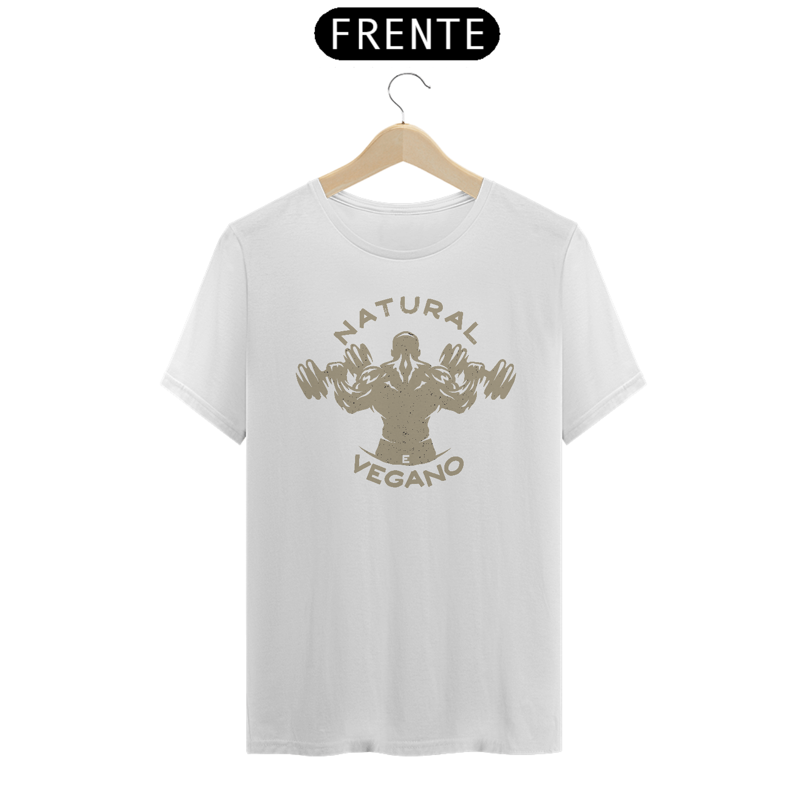 Nome do produto: Camisa T-Shirt - Natural e Vegano