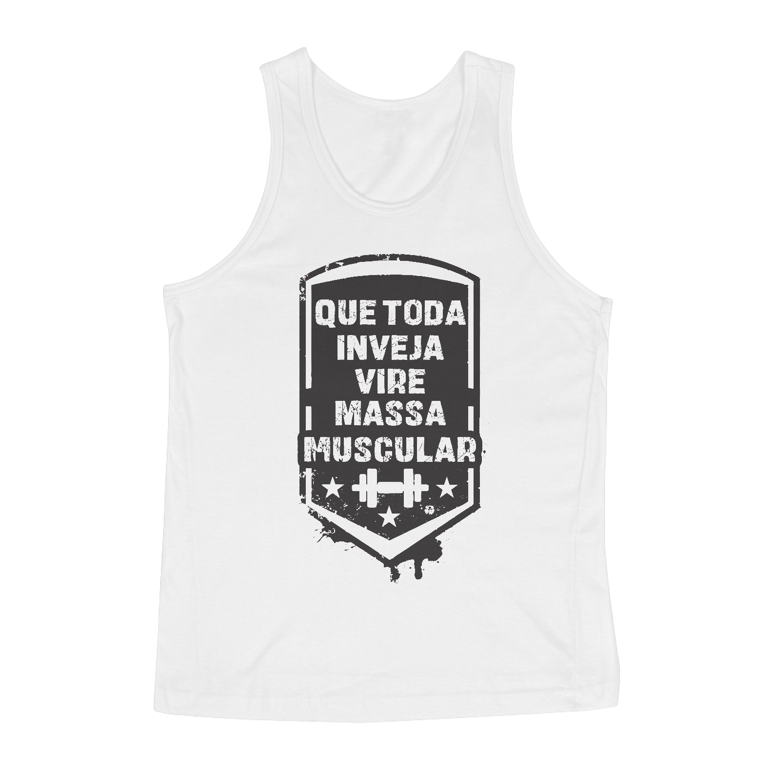 Nome do produto: Regata - Que toda inveja vire massa muscular