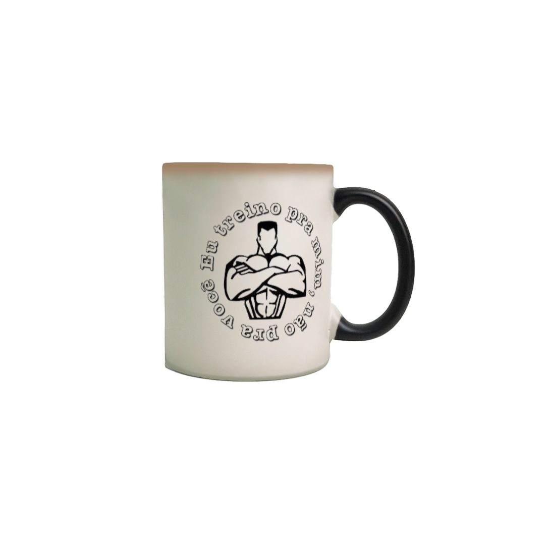 Nome do produto: Caneca mágica - Eu Treino para Mim