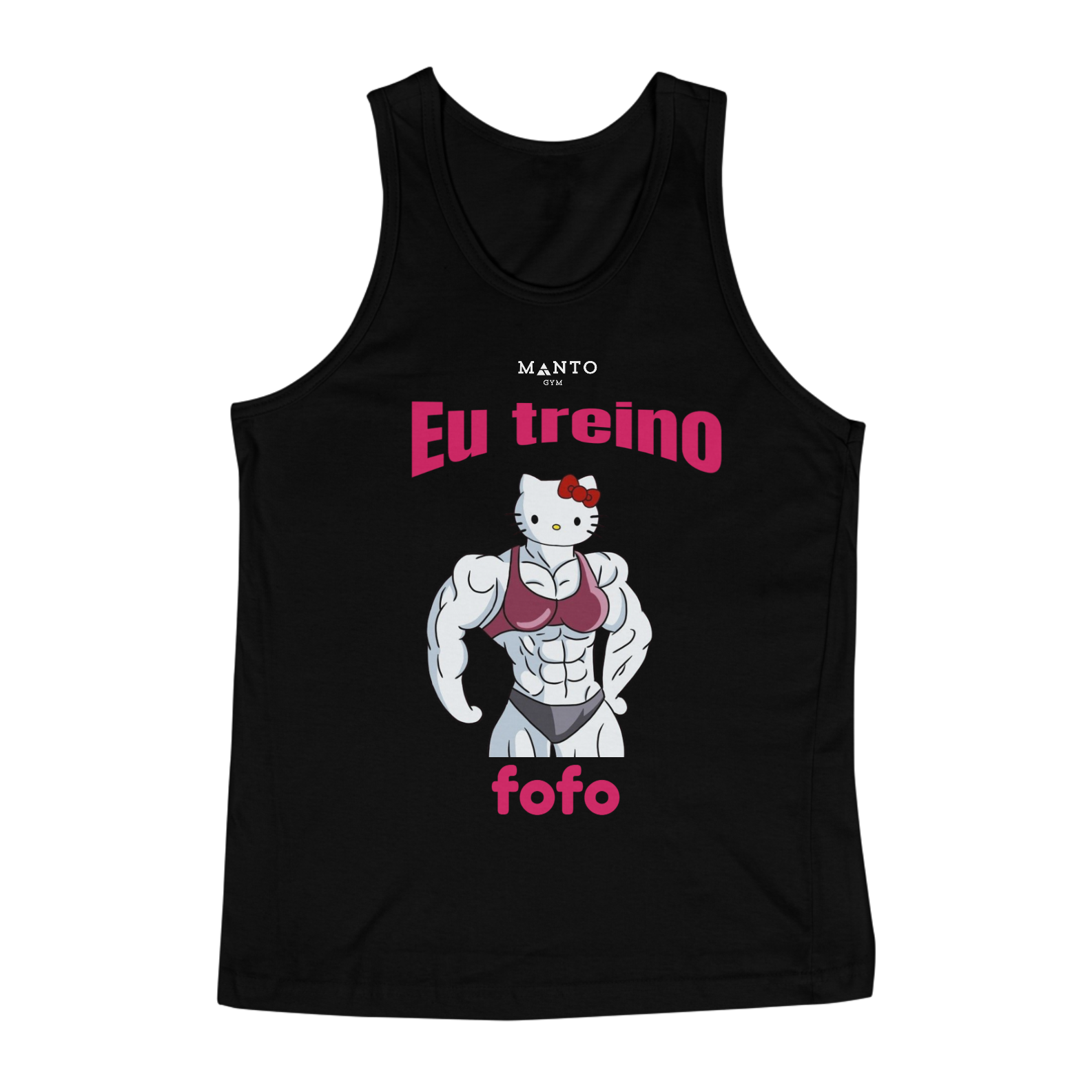 Nome do produto: Regata Eu treino fofo