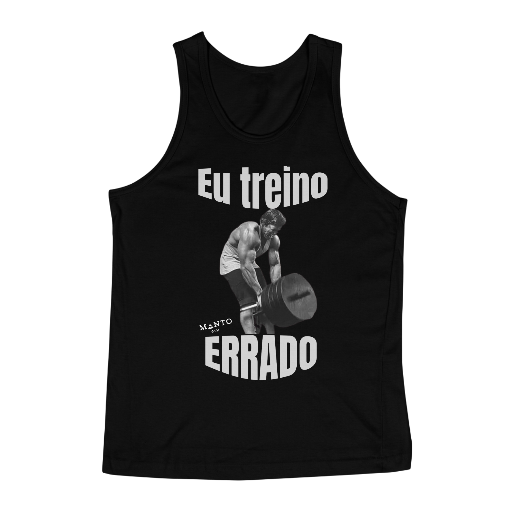 Nome do produto: Regata Eu treino errado