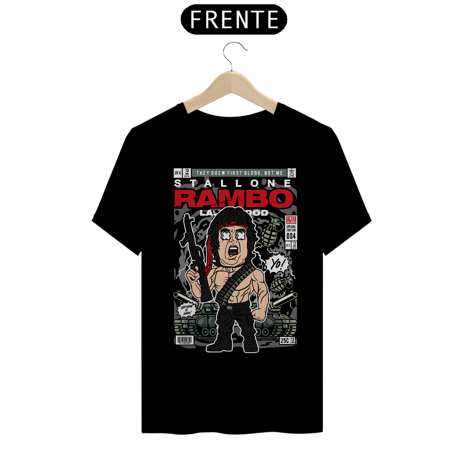 Nome do produto: Tshirt Classic Rambo
