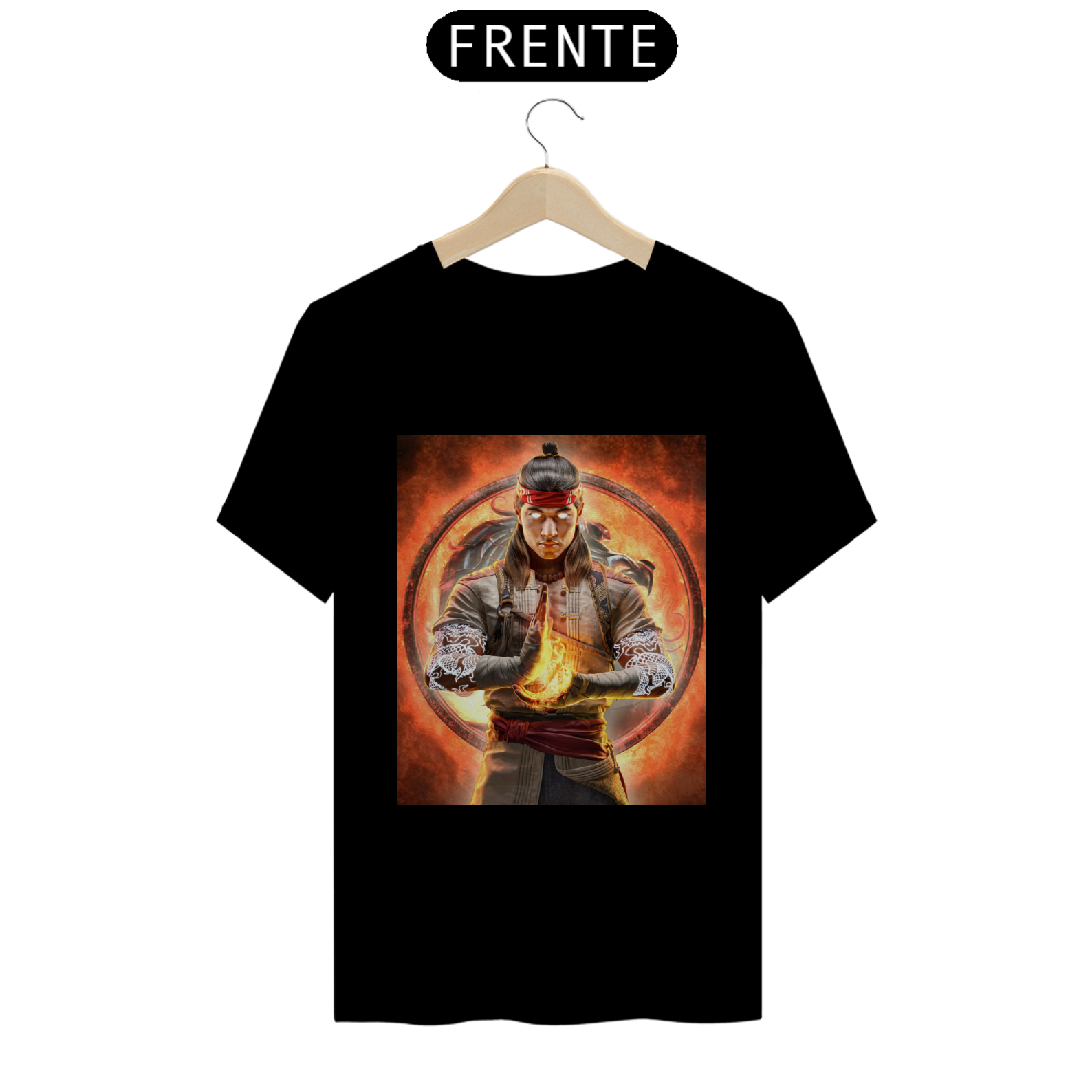 Nome do produto: camiseta Liu Kang