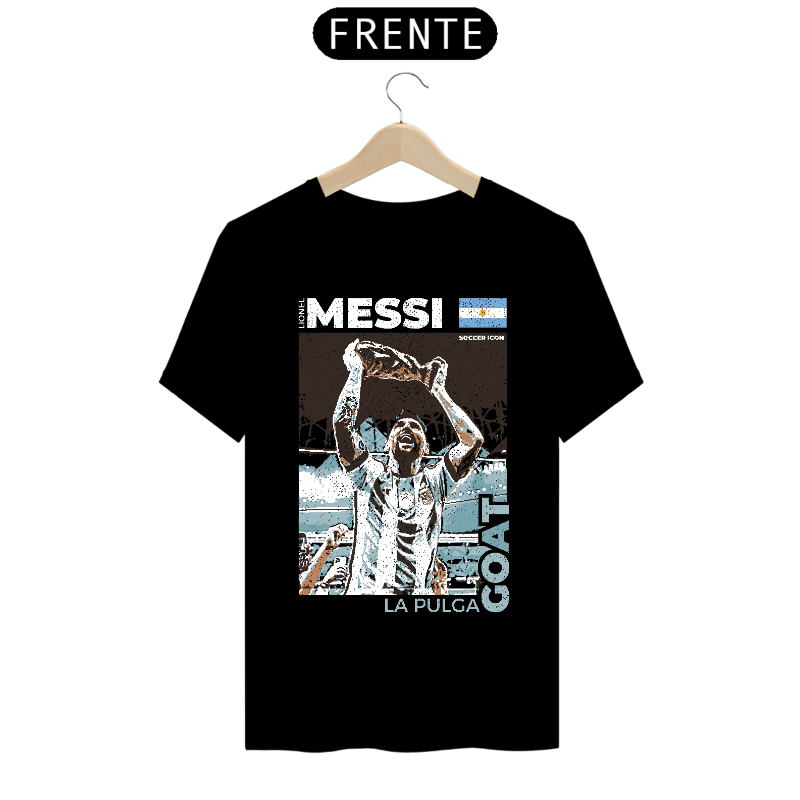 Nome do produto: Lionel Messi -  Soccer Icons