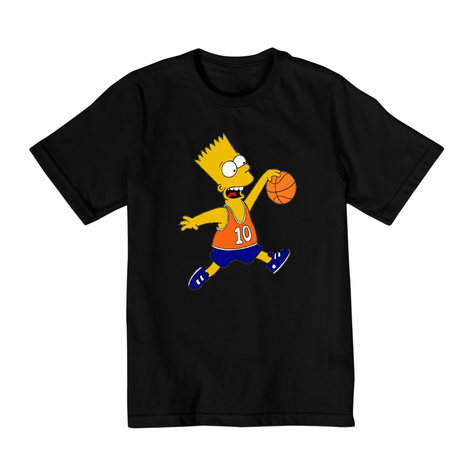 Nome do produto: Camiseta Infantil (10 a 14 anos) - Bart Simpson Basketball