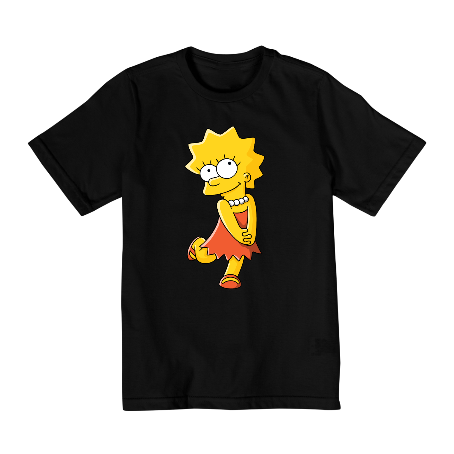Nome do produto: Camiseta Infantil (10 a 14 anos) - Lisa Simpson